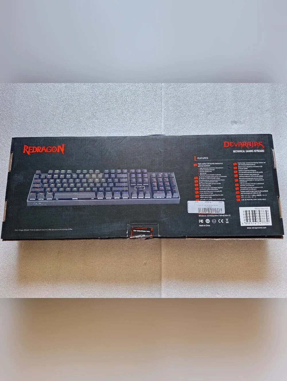 Redragon Devarajas K556 RGB Mechanical Gaming Keyboard - Open Box